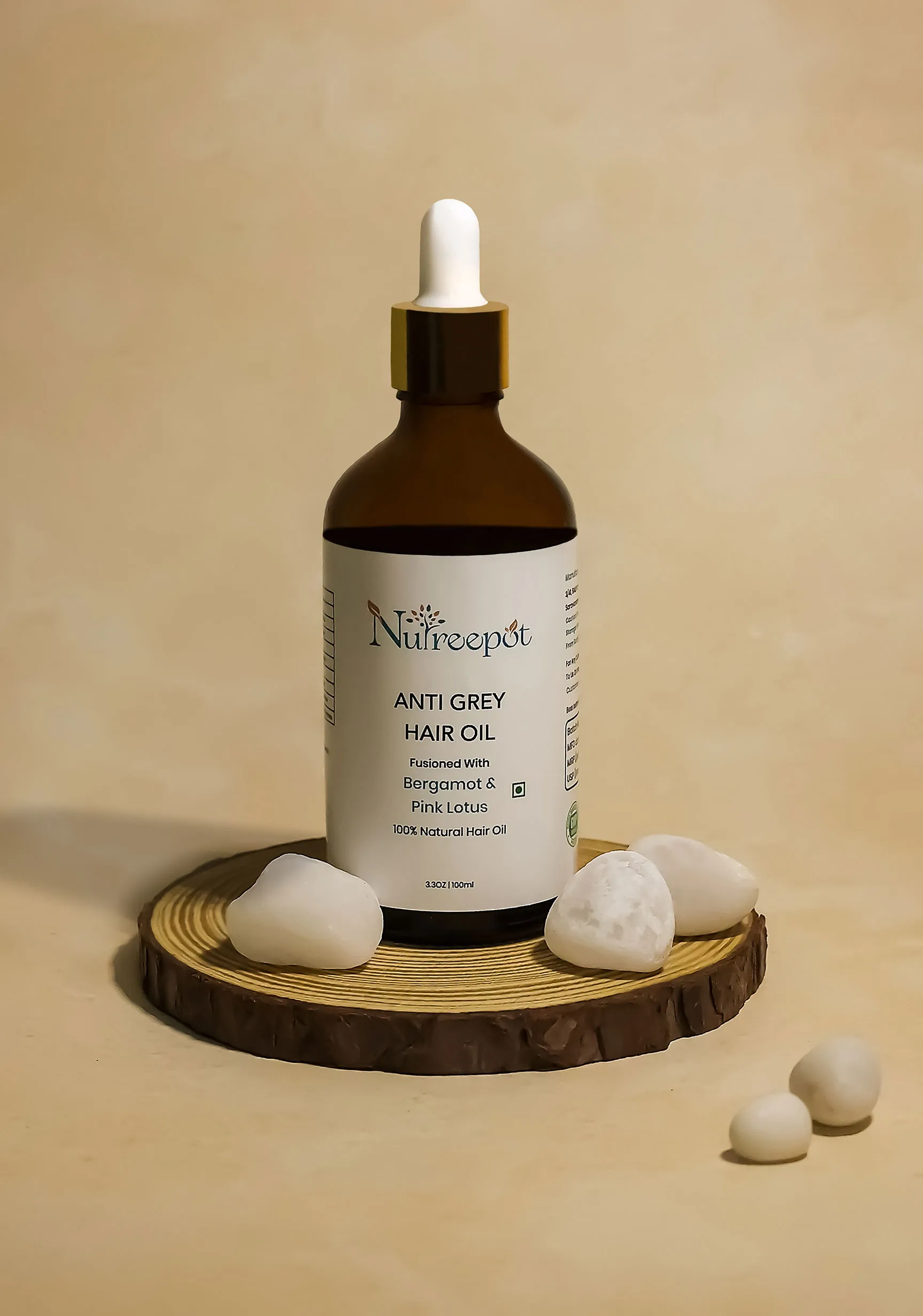 Bergamot & Pink Lotus Anti Grey Hair Oil